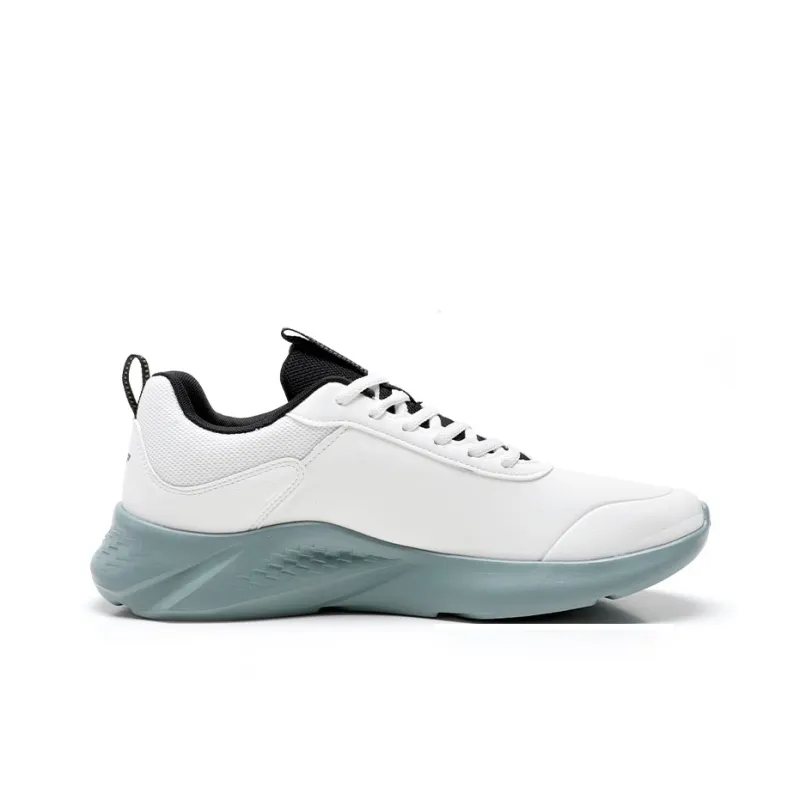XTEP Non slip Wear resistant Shock Absorption Low Top Casual Running Shoes Men's Sail White Silver Fish Green-1