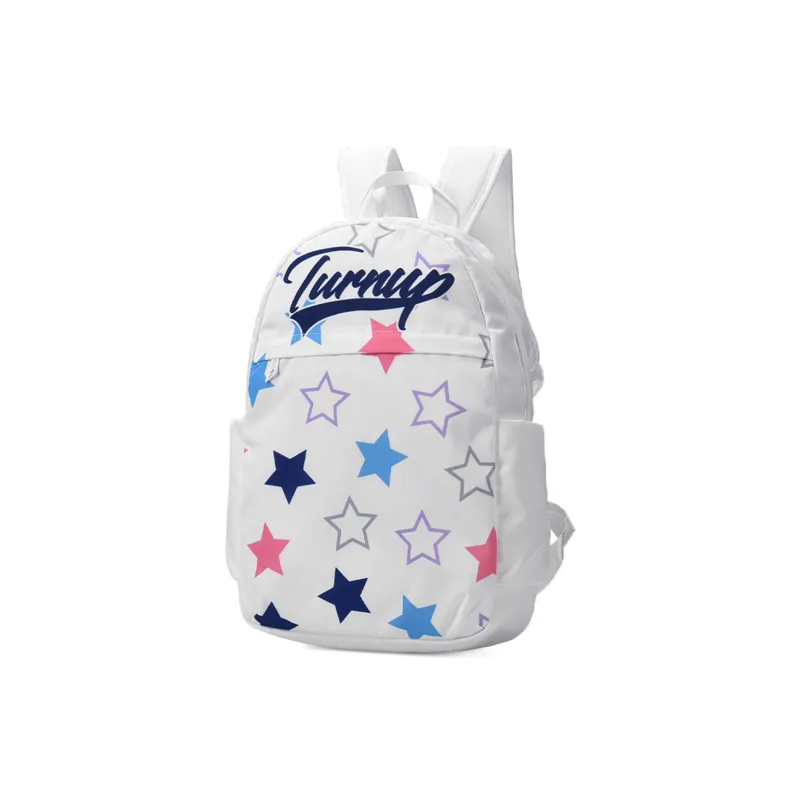 TURN UP Polyester Backpack Laptop Bag Regular Unisex White-1