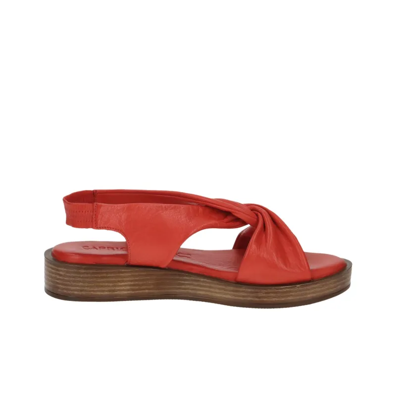 CAPRICE Valentina Strap Sandals 3.5cm Women's Red-1