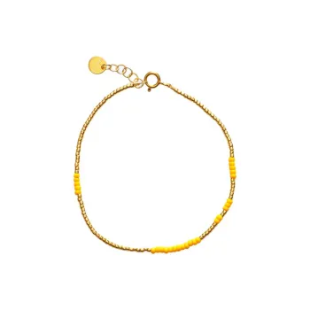 ANNI LU Brass Bracelets Women's Yellow