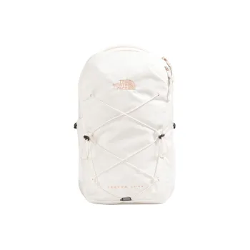 THE NORTH FACE Jester Recycled Polyester Backpack Women's Gardenia White & Burnt Coral Metallic