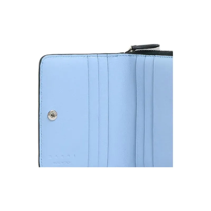 MARNI Calfskin Wallet Men's Black-5