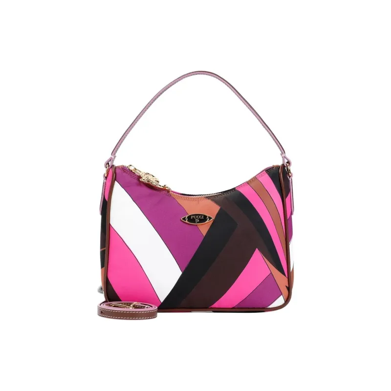 EMILIO PUCCI Yummy Logo Plaque Zipped Shoulder Bag-0