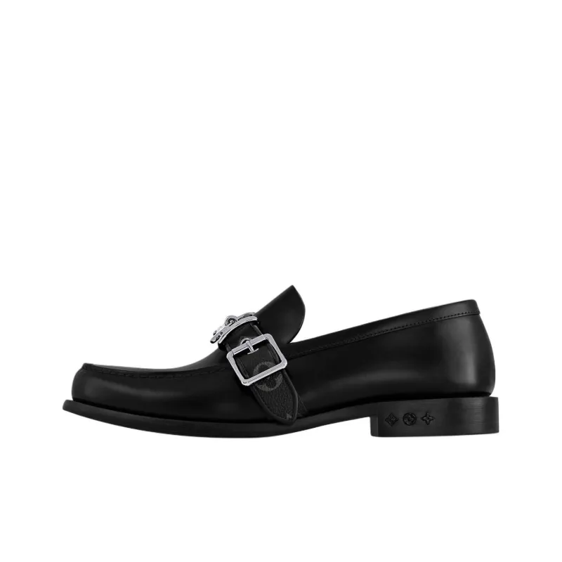 LOUIS VUITTON Loafer Loafers Men's Black-0