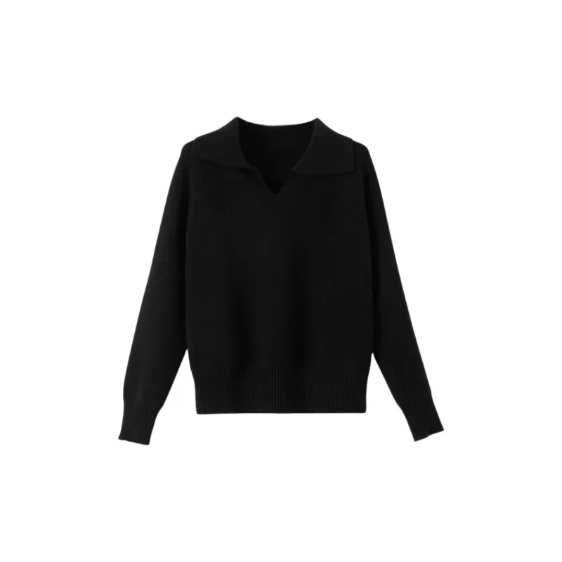 Late White Knitwear Women's Black-1