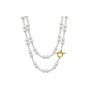 WUMZK Faux Pearl Necklaces Women's