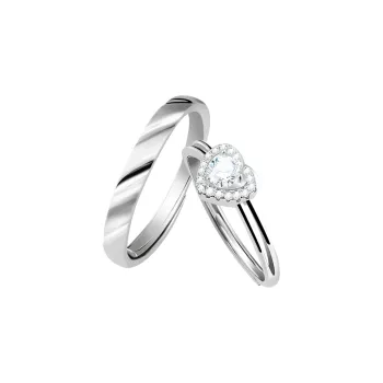 YUJIANDOUDOU S925 Silver Rings Unisex