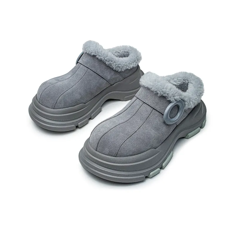 Journey Of Inspiration Wrap toe Slippers Unisex Gray-1