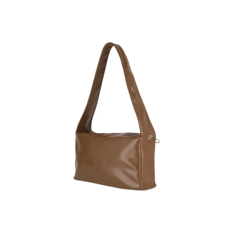 ALICE MARTHA Leather Shoulder Bag Women's Brown-1