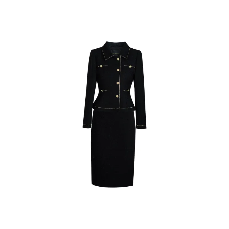 ROEYSHOUSE Skirt Set Women's Black-2