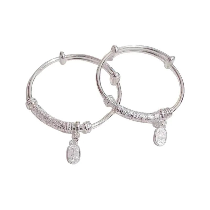 NSAOT 999 Fine Silver Bangles Kids'-0