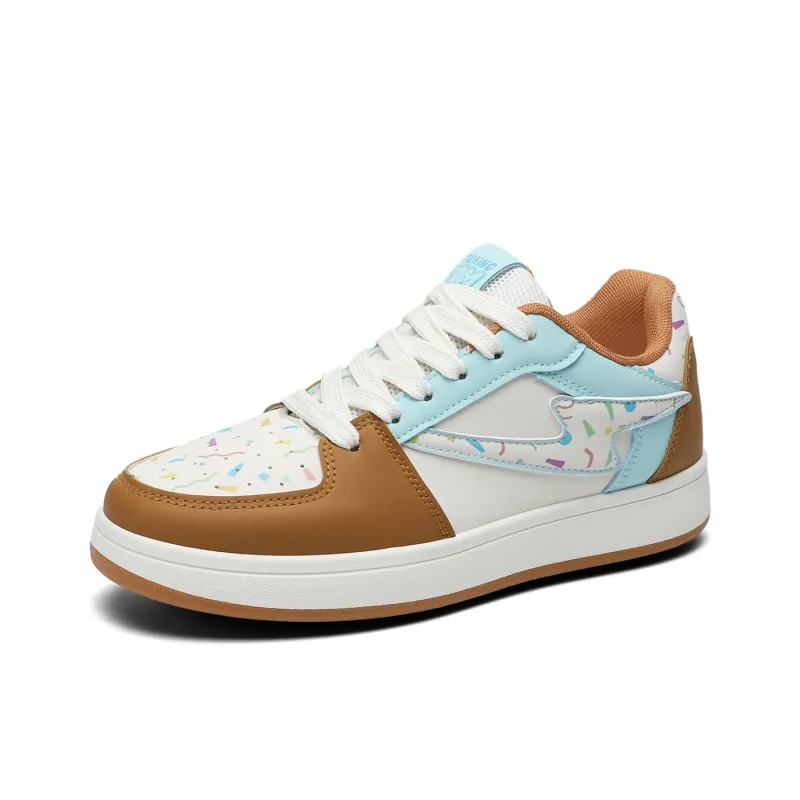 TALKING TOM Thermal Coverage Abrasion Resistant Slip Resistant Low Top Skateboard Shoes Unisex-17