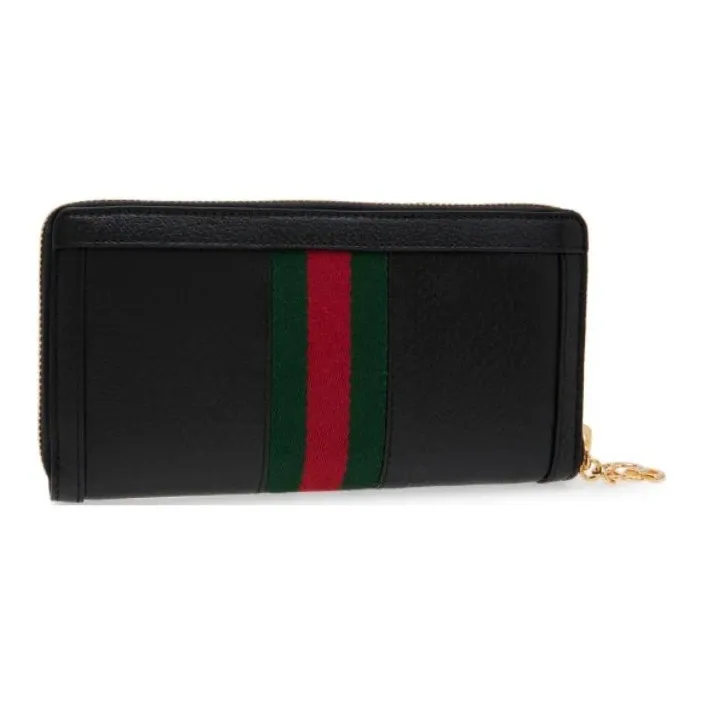 GUCCI Ophidia Leather Wallet Women's Black-1