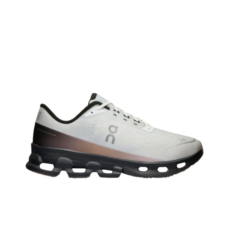 On Cloudspark Anti Slip Wear Resistant Low Top Running Shoes Men's Light Gray-1