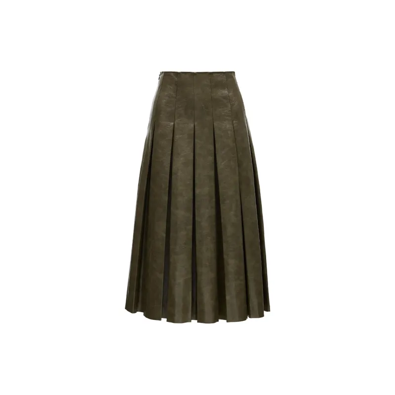 ONLY Leather Long Skirts Women's-1