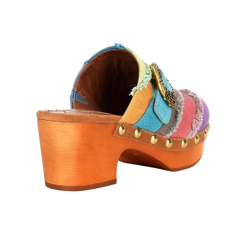 Kurt Geiger London Closed Toe Slippers 7cm Women's Orange-3