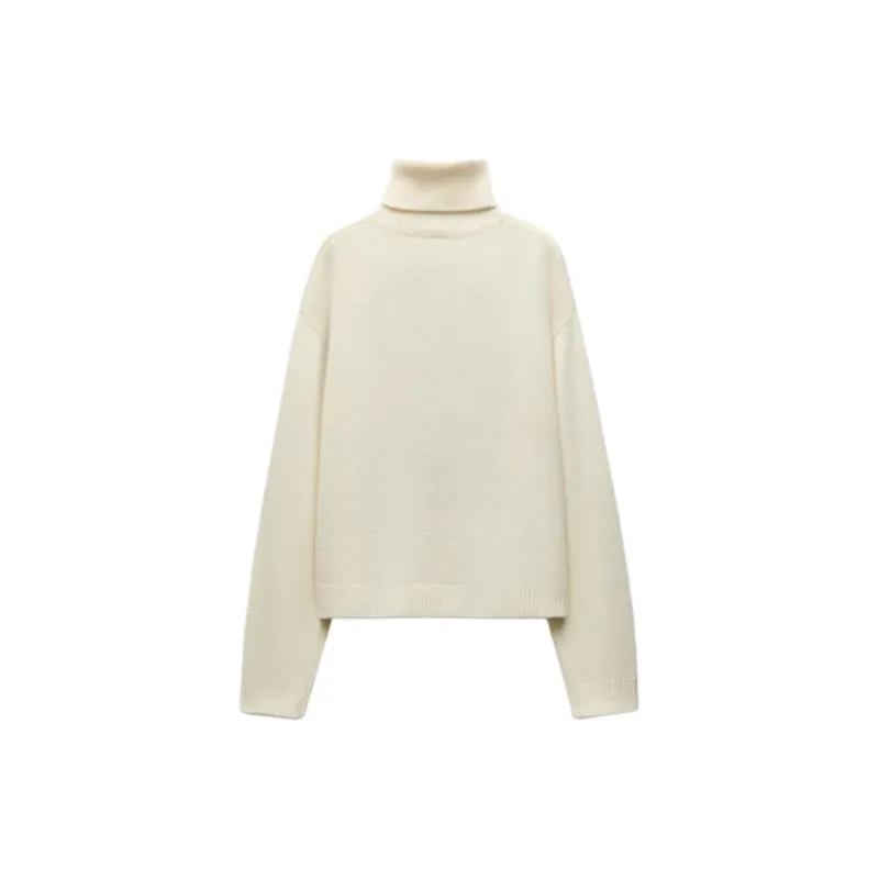 ZARA SKI Skiing Series Sweaters Women's White-1