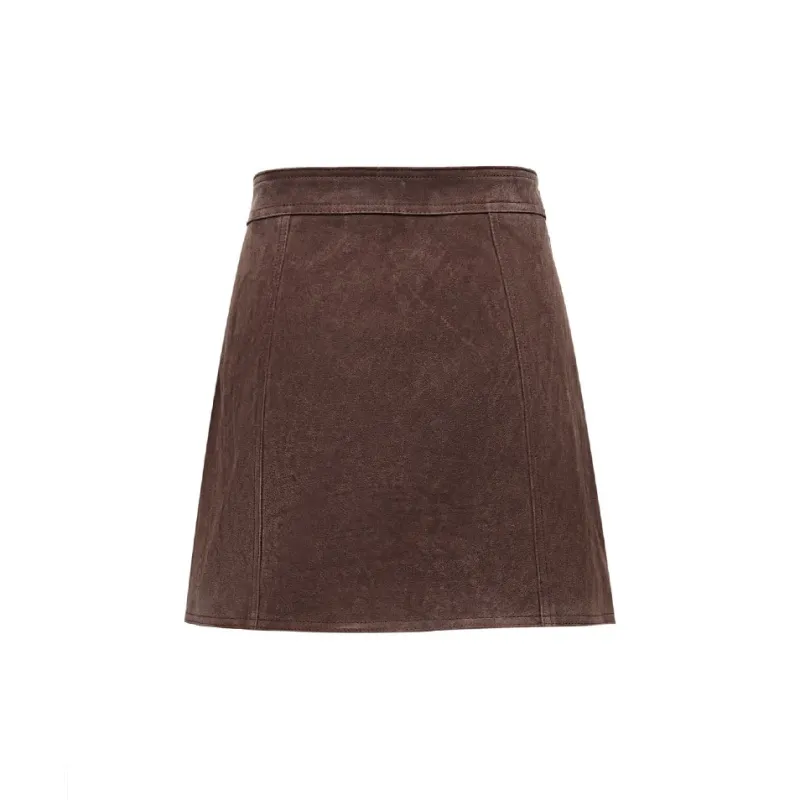ONLY Leather Short Skirts Women's-9
