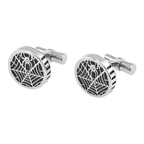 MONTBLANC Metal Cufflinks Men's Silver