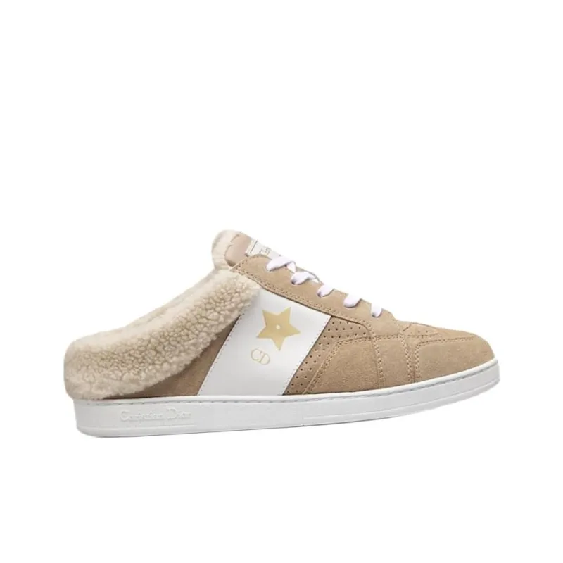 DIOR Star Platform Shoes Low Top Skateboard Shoes Women's Brown-1