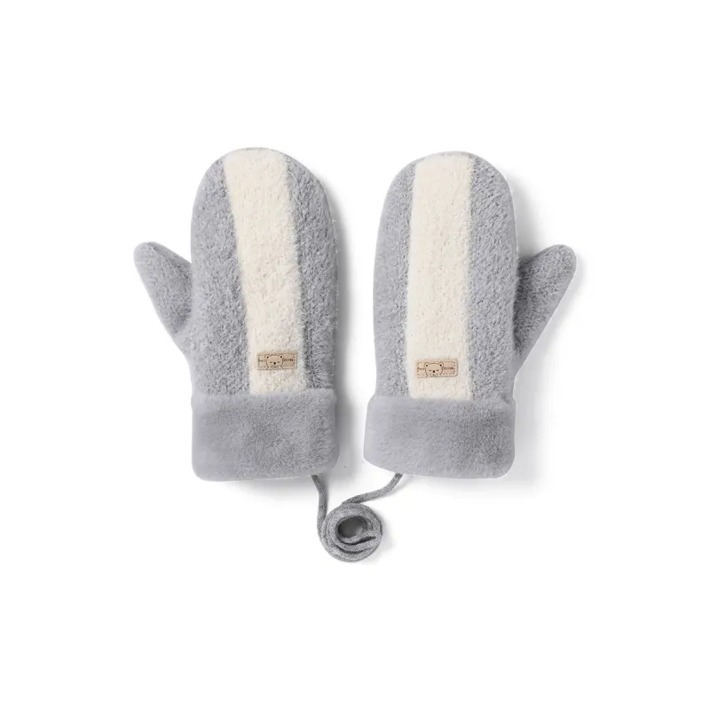 NANJIREN Thickened Knit Gloves Women's-7
