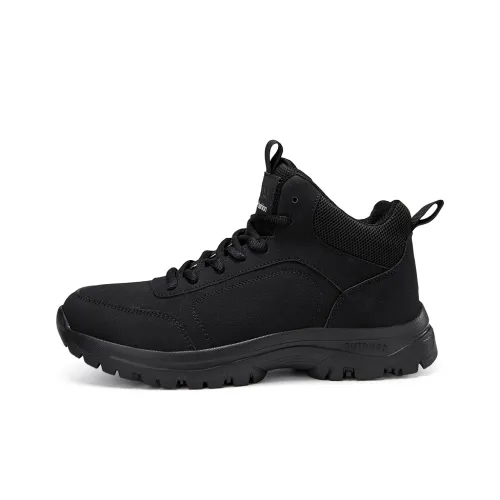 Dunnu Warm Wear Resistant Slip Resistant High Top Casual Shoes Men's