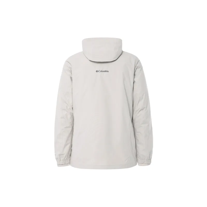 Columbia Waterproof And Windproof To Keep Warm Windbreaker Jacket Unisex Ecru-1