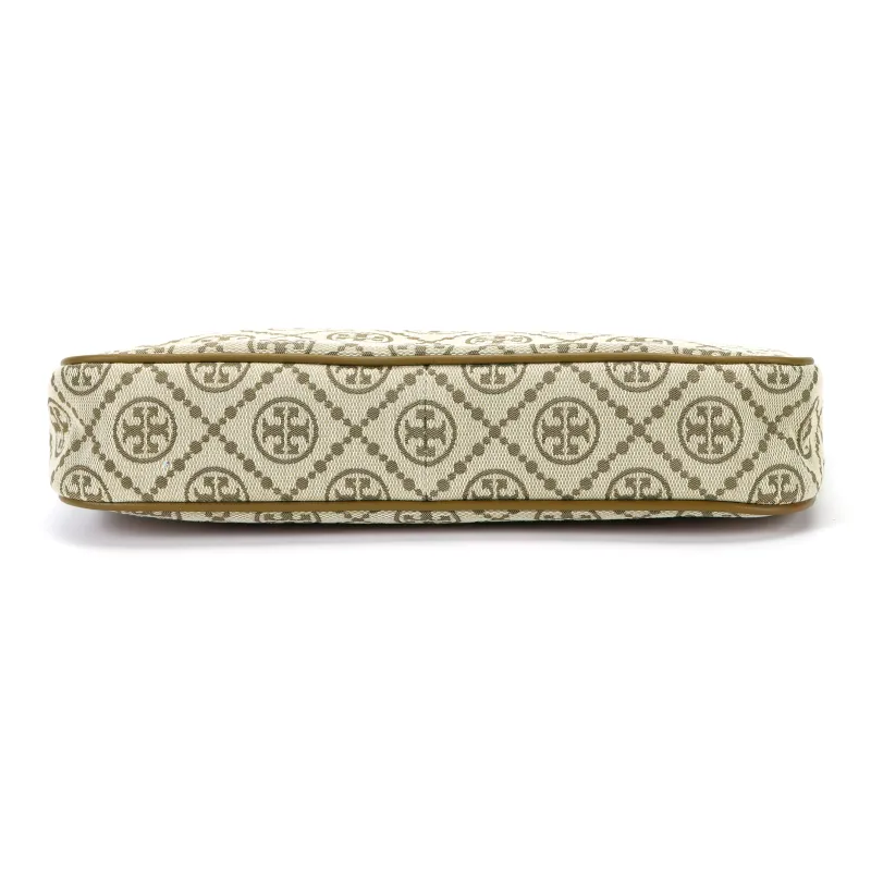 TORY BURCH T Monogram Jacquard Fabric Shoulder Bag, Portable Crossbody Bag Women's-4