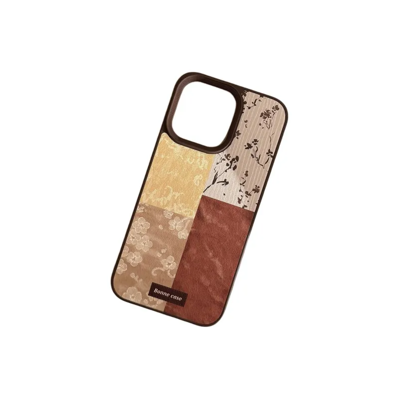Cuttlefish Grid TPU Material Vintage Inspired Vase Stand DIY Niche Phone Case Compatible With Apple 16/15/14/13/12/11-7