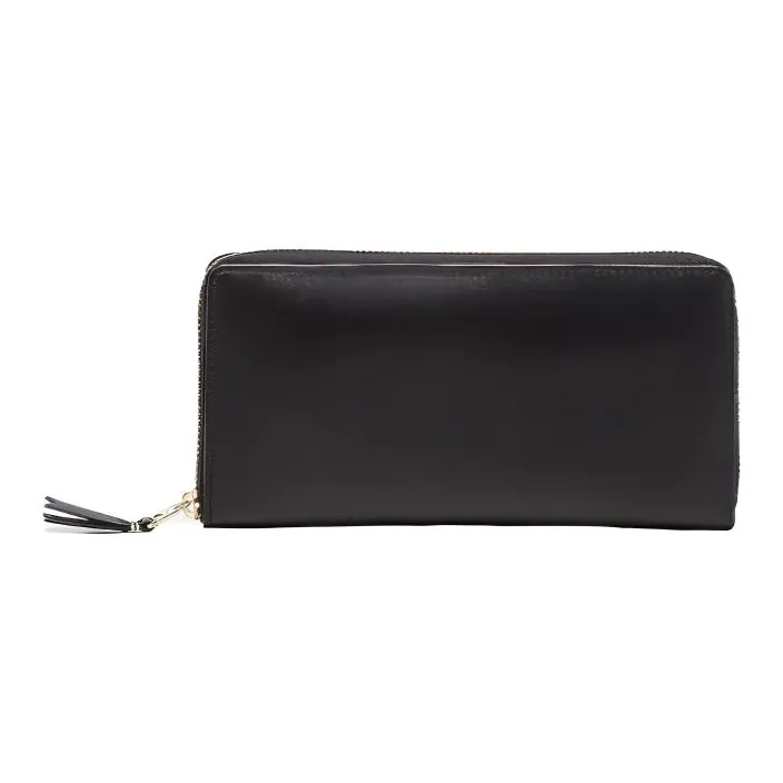 CDG Calfskin Wallet Regular Unisex Black-1