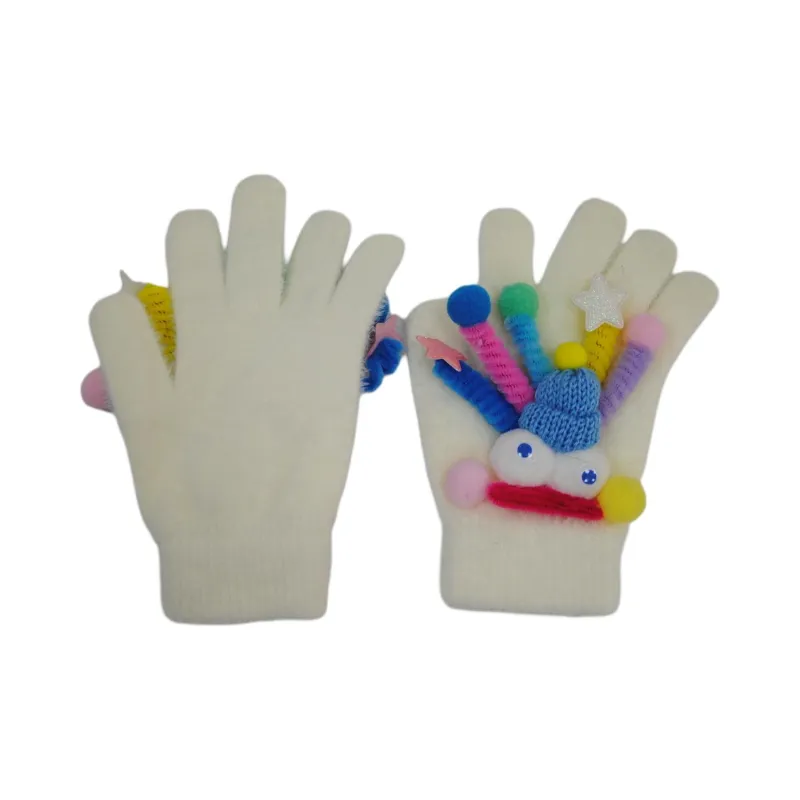 PINKORANGE Acrylic Gloves Unisex-2
