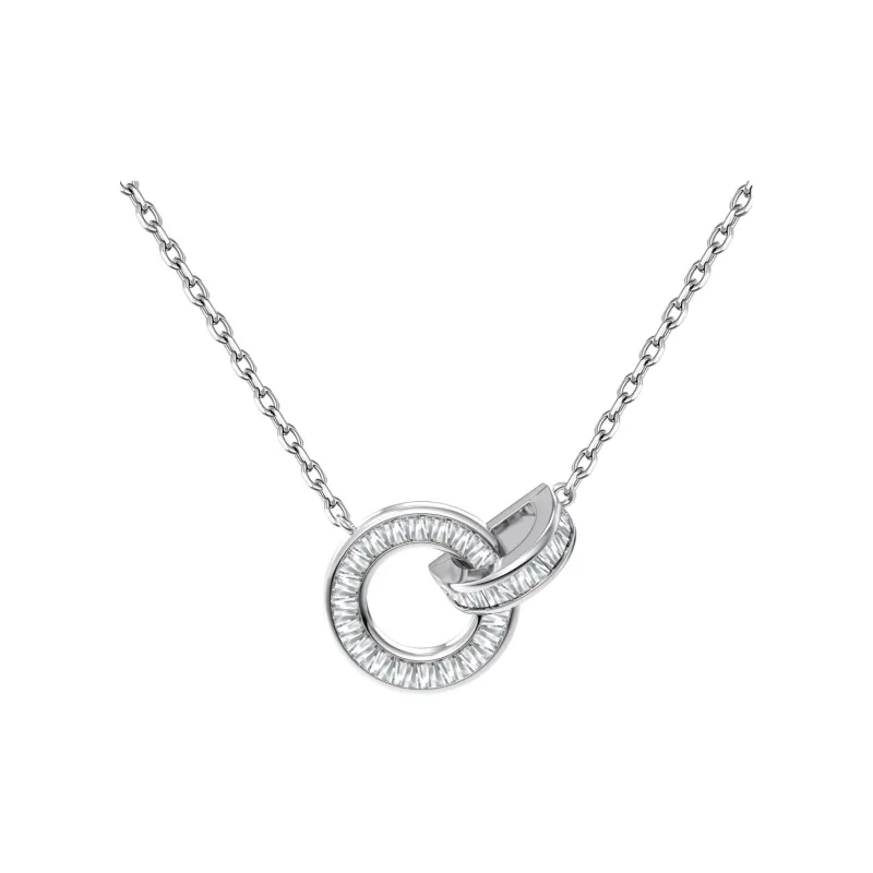 KAILEIFU S925 Silver Necklaces Women's Silver-0