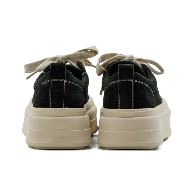 Little Sue Skateboard Shoes Women's Low Top Black/Yellow-4