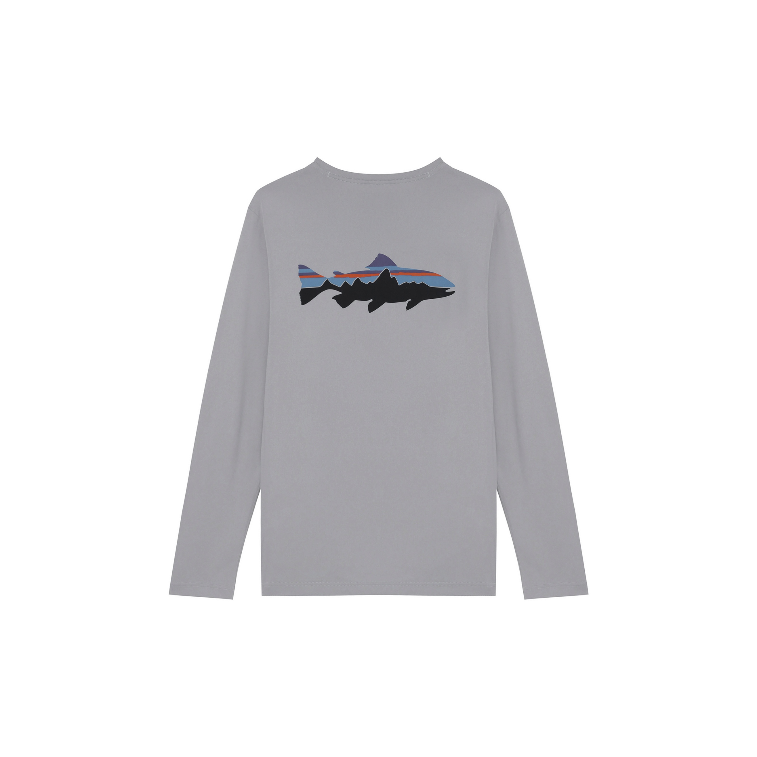 USA製 Patagonia トラウト Tシャツ M ライトグレー フィッシュ USA製 Patagonia トラウト Tシャツ M ライトグレー フィッシュ