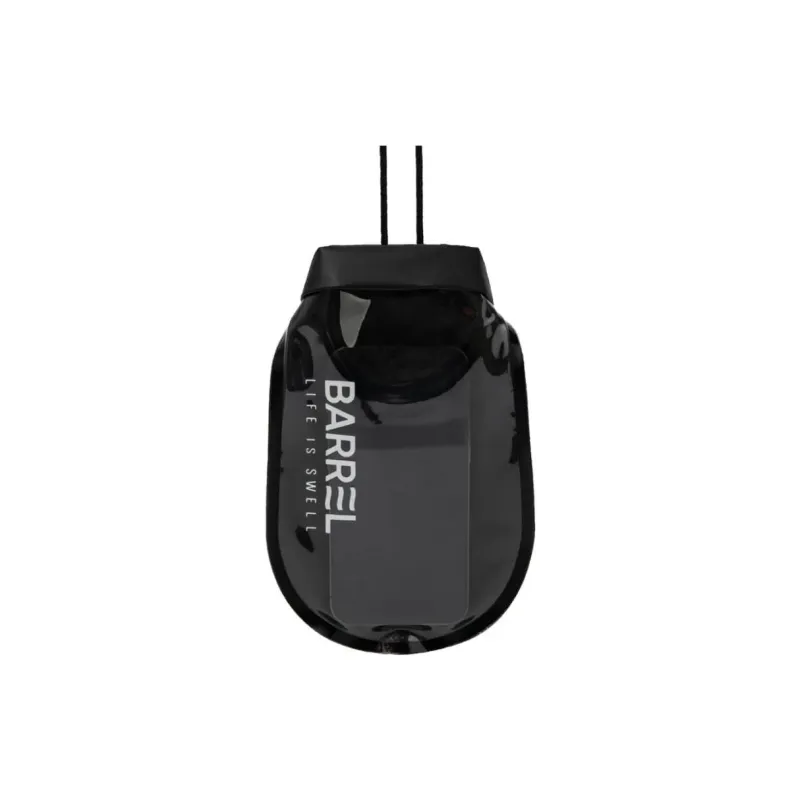 BARREL PVC Shoulder Bag Unisex Black-1