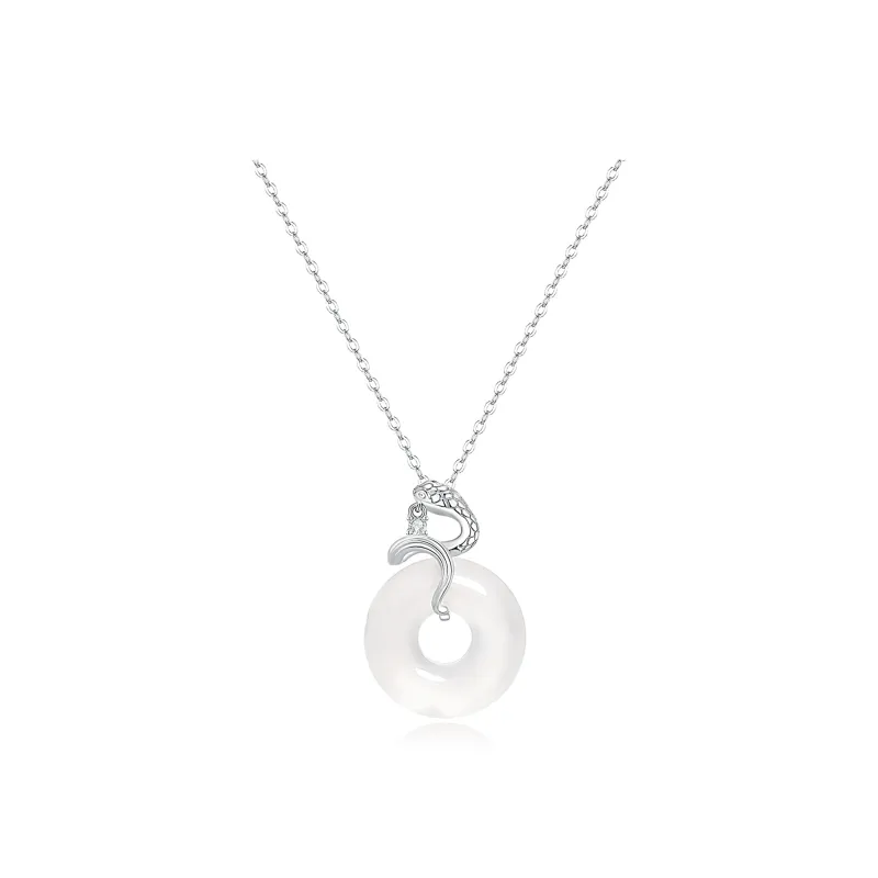 LAOYINFANG 925 Sterling Silver Necklaces Women's-4