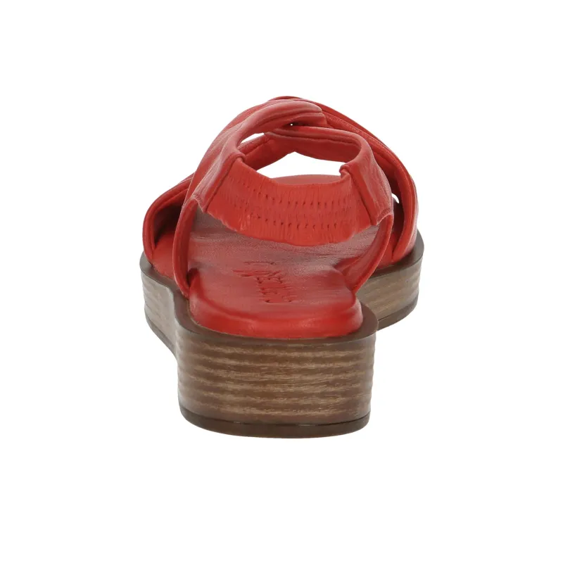 CAPRICE Valentina Strap Sandals 3.5cm Women's Red-5
