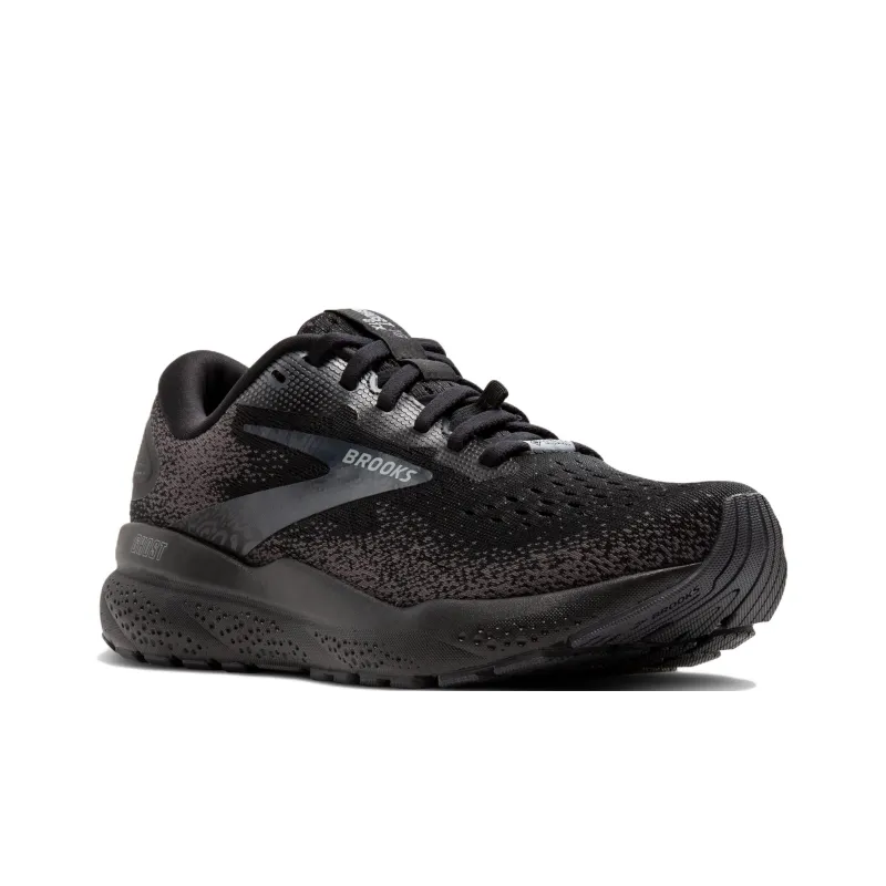 Brooks Cushioning Wear Resistant Low Top Running Shoes Women's Black-2