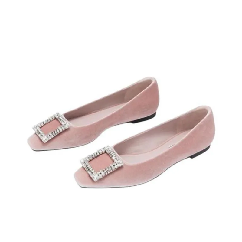73Hours Private Garden Casual Single Shoes 0.5cm Women's Pink-2