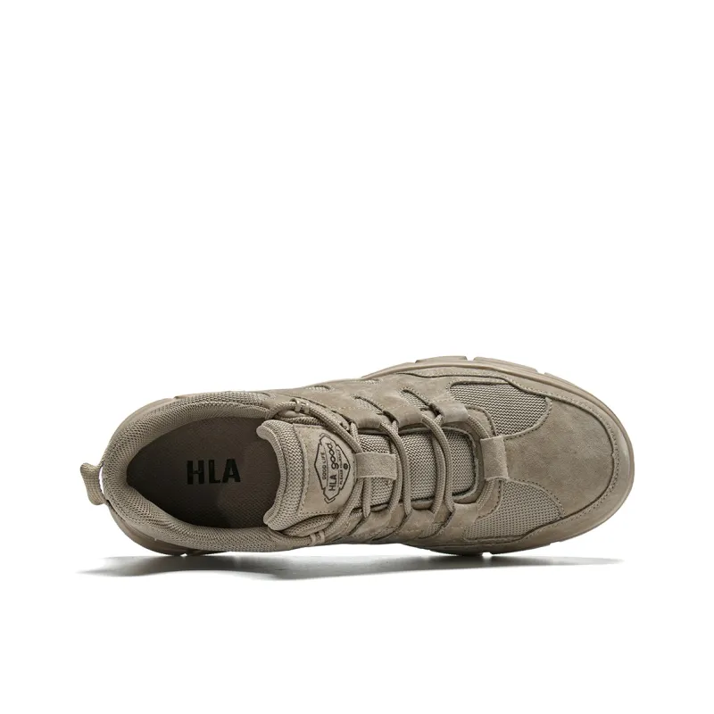 HLA Work Boots Men Low Top Gray/Sand-7