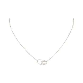 CARTIER Love Necklace Collection 18K White Gold Necklaces Unisex