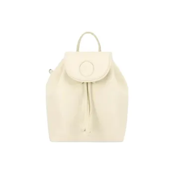 ALICE MARTHA Artificial Leather Backpack Women's Beige