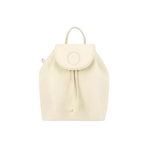 ALICE MARTHA Artificial Leather Backpack Women's Beige