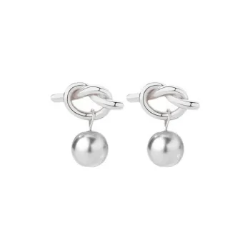 MONI JEWELLERY S925 Sterling Silver Shell Pearl Stud Earrings Women's