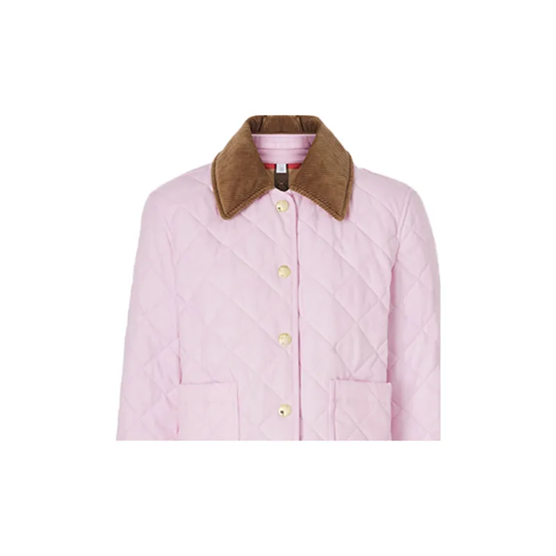 Burberry Jackets Coats Women's Pink-4