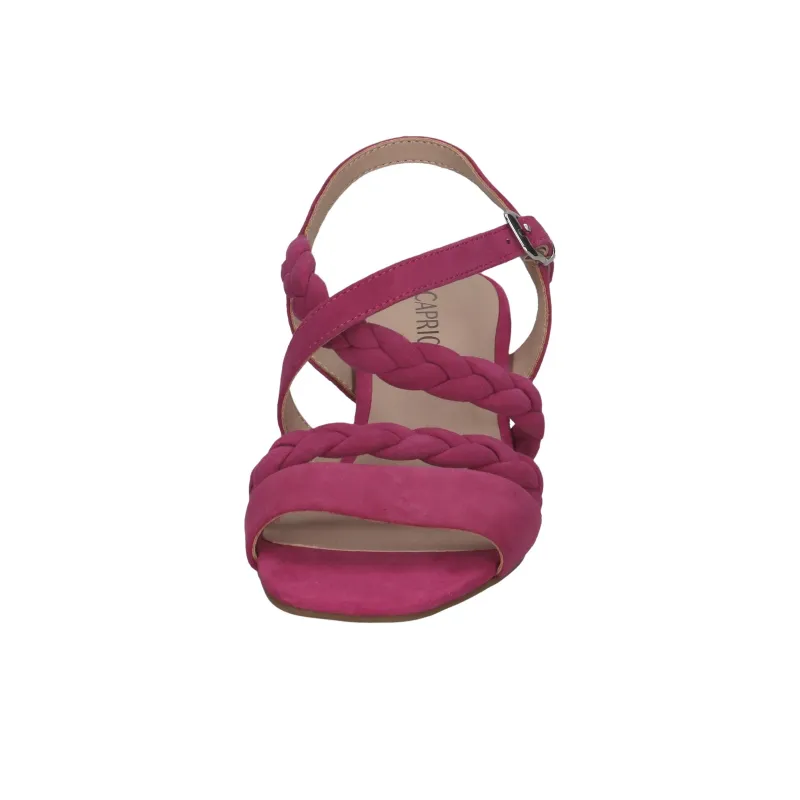 CAPRICE Baila Roman Sandals 6.5cm Women's Fuchsia-4