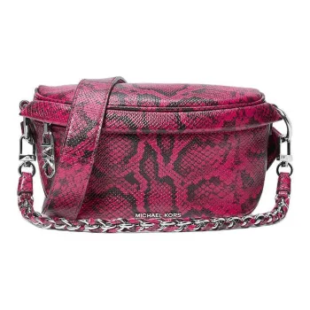 MICHAEL KORS Slater Leather Crossbody Bag Shoulder Bag Mini Women's Dark Purple Red