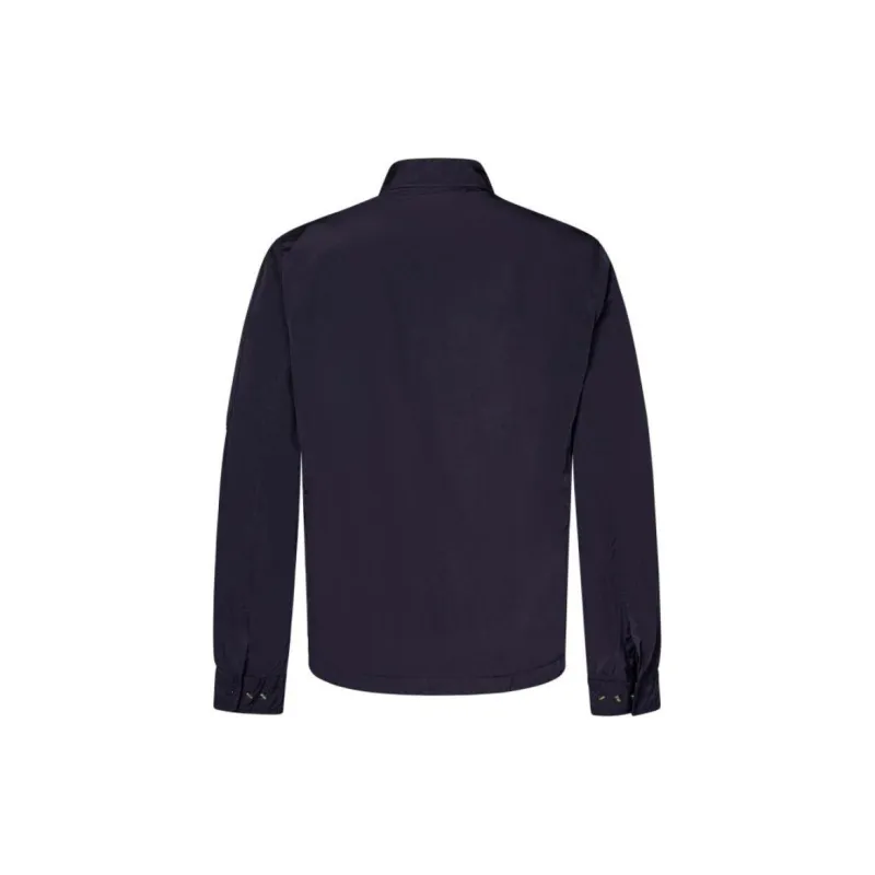 C.P.Company Lens-Detailed Curved Hem Overshirt-1