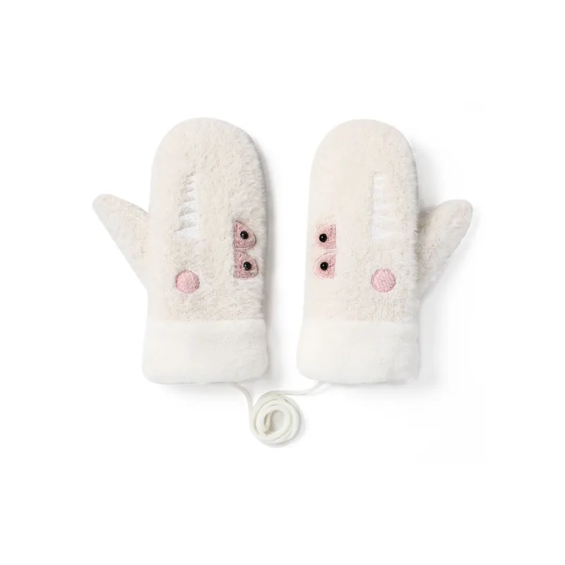 NANJIREN Thickened Knit Gloves Women's-6