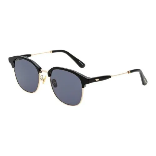 Ed Hardy Plastic Nickel Browline Sunglasses Men's Black